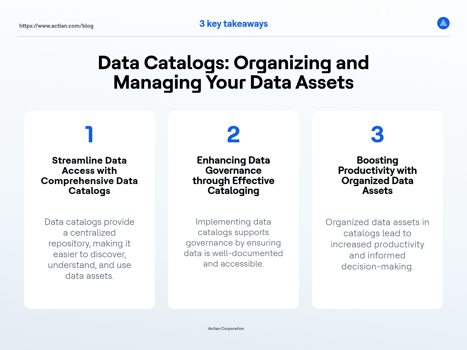 data catalog key takeaways