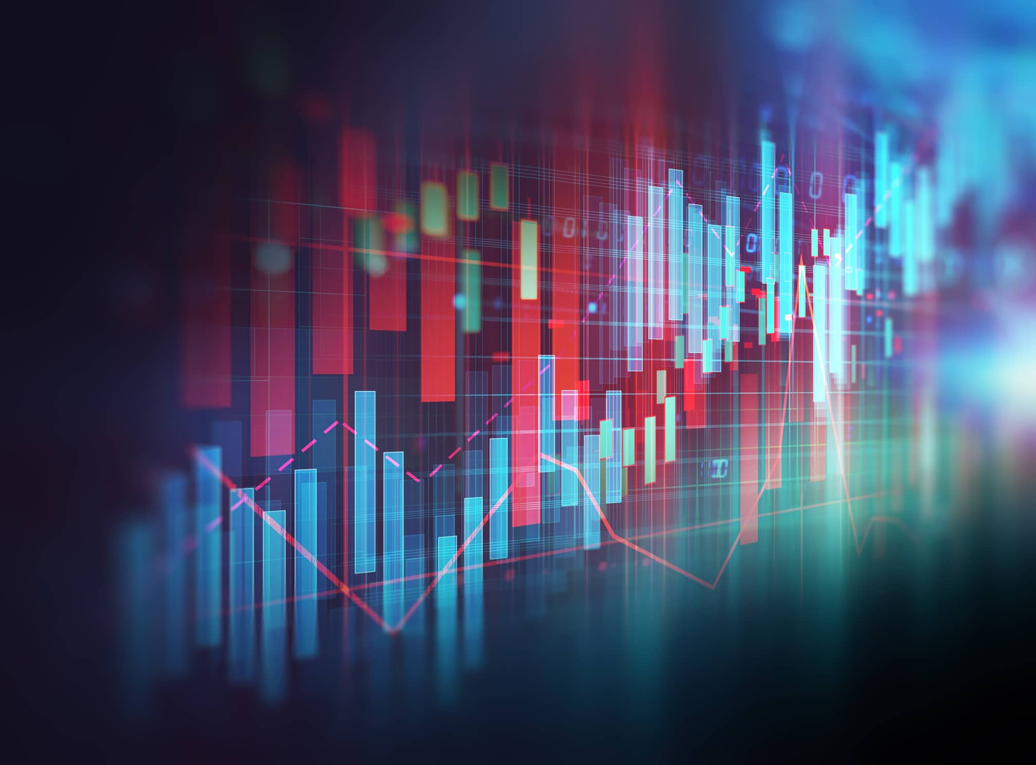 data and graphs showing application analytics